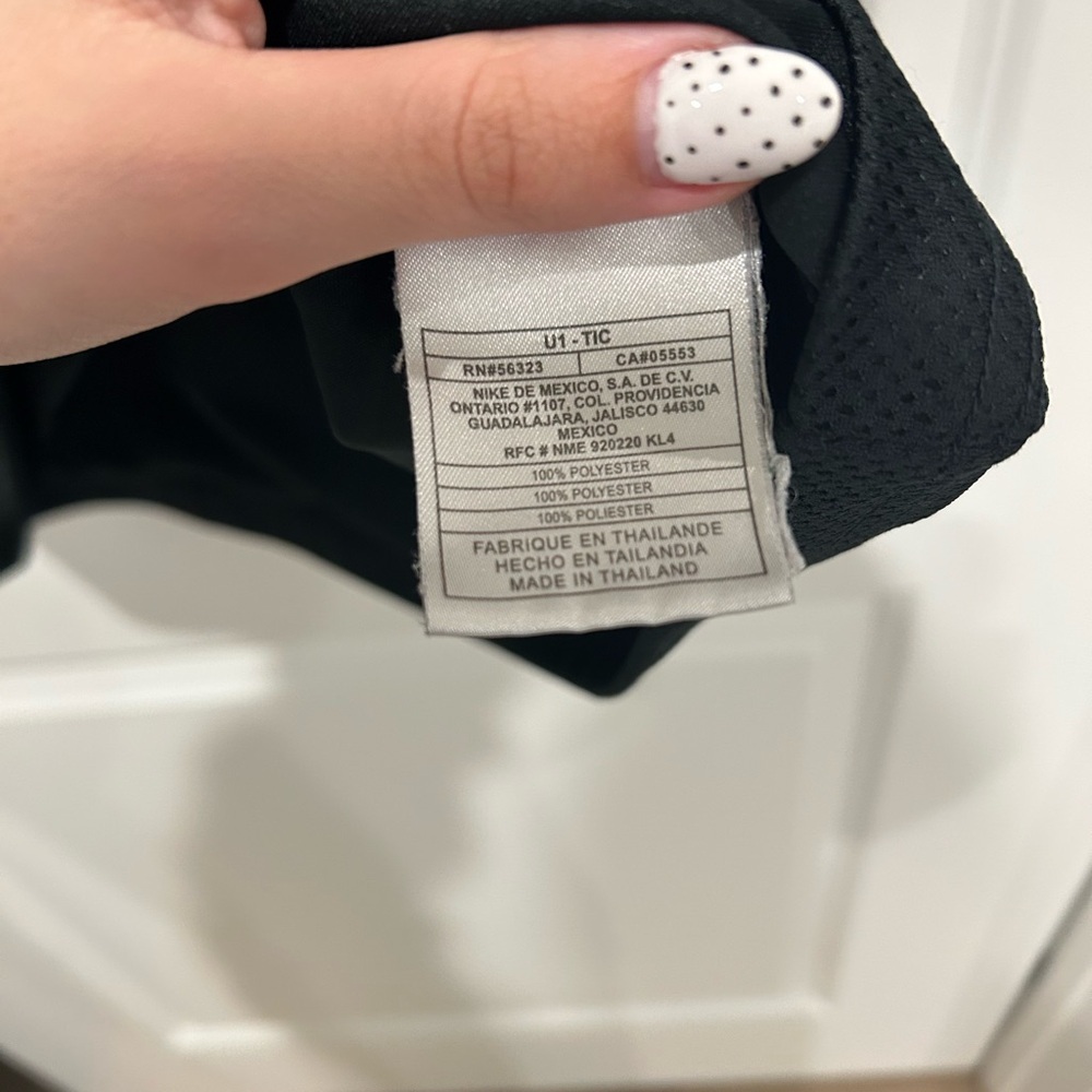 Vintage Men’s Nike Mesh black Jersey size large - Picture 6 of 8